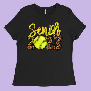 2023 Senior Softball Ladies Tee Designed By Howdyjamesfarm