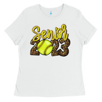 White 2023 senior Softball Ladies Tee - HowdyJamesFarm