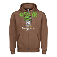 Chestnut oscar the grouch Zipper Hoodie - maiPhamDesign