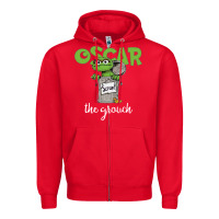 Red oscar the grouch Zipper Hoodie - maiPhamDesign