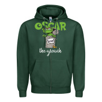 Sports Green oscar the grouch Zipper Hoodie - maiPhamDesign
