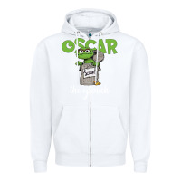White oscar the grouch Zipper Hoodie - maiPhamDesign