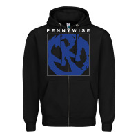 Black horror pennywise movie Zipper Hoodie - maiPhamDesign
