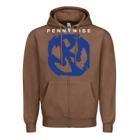 Chestnut horror pennywise movie Zipper Hoodie - maiPhamDesign