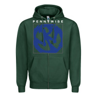 Sports Green horror pennywise movie Zipper Hoodie - maiPhamDesign