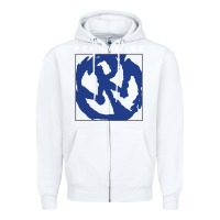 White horror pennywise movie Zipper Hoodie - maiPhamDesign