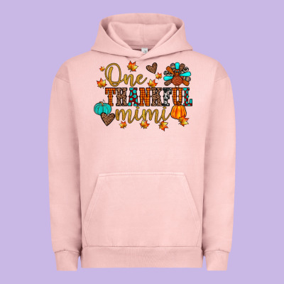 One Thankful Mimi Urban Hoodie Designed By Jahusdesignshop