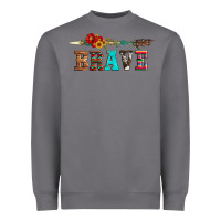 Storm brave and aztec wood sunflower with arrow Heavyweight Sweatshirt - Artiststas