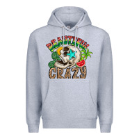 Heather Grey Beautiful Crazy Summer Premium Hoodie - CowhideDigitalArt