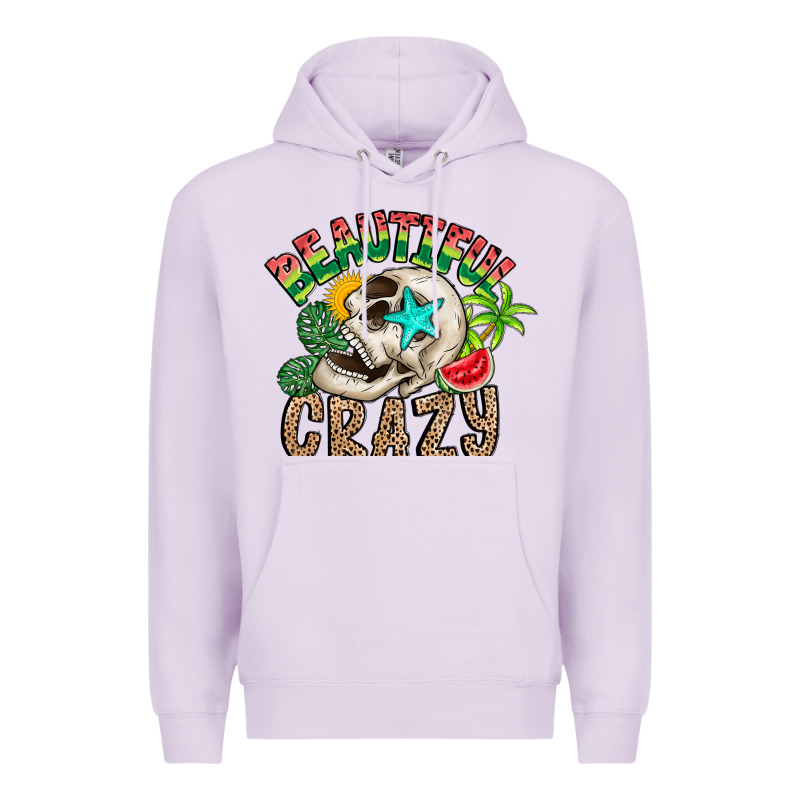Beautiful Crazy Summer Premium Hoodie by CowhideDigitalArt | Teevron