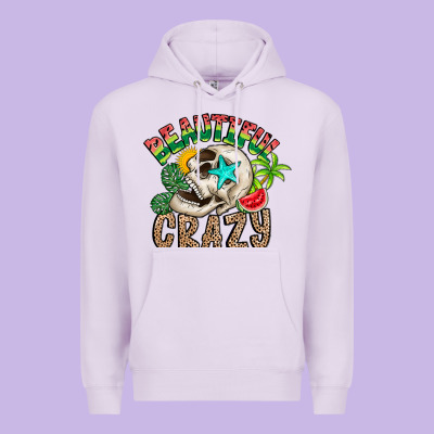 Beautiful Crazy Summer Premium Hoodie Designed By Cowhidedigitalart