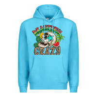 Ocean Blue Beautiful Crazy Summer Premium Hoodie - CowhideDigitalArt