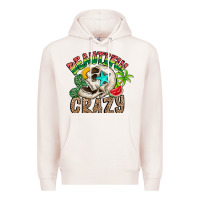 Pale Pink Beautiful Crazy Summer Premium Hoodie - CowhideDigitalArt