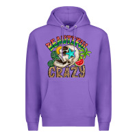Purple Beautiful Crazy Summer Premium Hoodie - CowhideDigitalArt