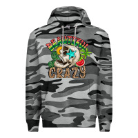 Slate Camo Beautiful Crazy Summer Premium Hoodie - CowhideDigitalArt