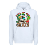 White Beautiful Crazy Summer Premium Hoodie - CowhideDigitalArt