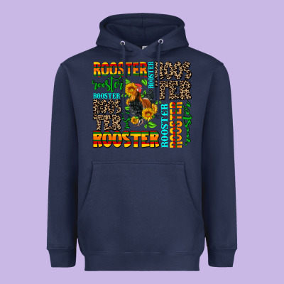 Rooster Heavyweight Hoodie Designed By Adodesignshop
