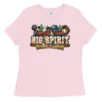 Bubblegum Pink Small town big spirit Baseball Ladies Tee - HowdyJamesFarm