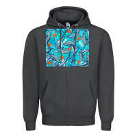 Smoke humpback whale tumbler Zipper Hoodie - BarkalooDesign