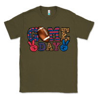 Army Green Game day red and blue Classic Tee - HowdyJamesFarm