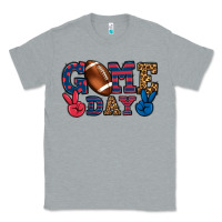 Heather Grey Game day red and blue Classic Tee - HowdyJamesFarm