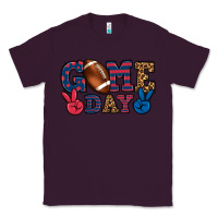 Plum Game day red and blue Classic Tee - HowdyJamesFarm
