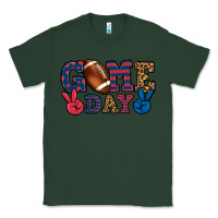 Sports Green Game day red and blue Classic Tee - HowdyJamesFarm