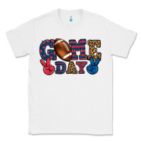 White Game day red and blue Classic Tee - HowdyJamesFarm