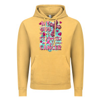 Vintage Mustard My God is stronger than Cancer Vintage Hoodie - FaDigitalArtStudio