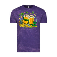 Cloud Purple St. Patrick's Day beer Vintage Tee - HowdyJamesFarm
