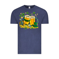 Vintage Denim St. Patrick's Day beer Vintage Tee - HowdyJamesFarm