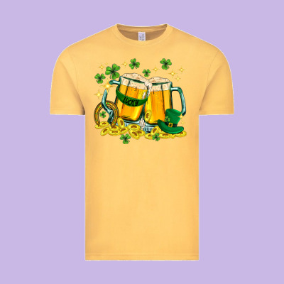 St. Patrick's Day Beer Vintage Tee Designed By Howdyjamesfarm