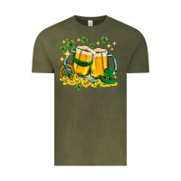 Vintage Olive St. Patrick's Day beer Vintage Tee - HowdyJamesFarm