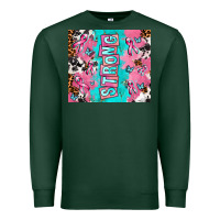 Sports Green breast cancer awareness strong Premium Sweatshirt - AdoDesignShop