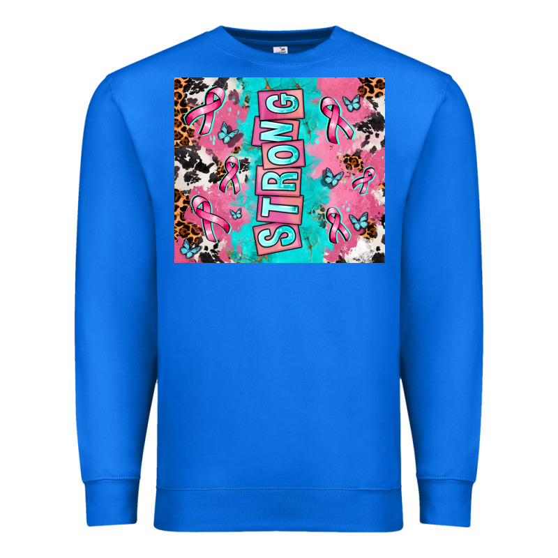 Breast Cancer Awareness Strong Premium Sweatshirt by AdoDesignShop | Teevron