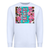 White breast cancer awareness strong Premium Sweatshirt - AdoDesignShop