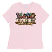 Bubblegum Pink Small town big spirit Baseball Ladies Tee - HowdyJamesFarm