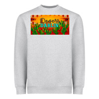 Heather Grey desert darlin' aztec desert sunset license plate Heavyweight Sweatshirt - Artiststas