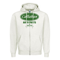 Oatmeal Heather tcallahan auto parts Zipper Hoodie - maiPhamDesign