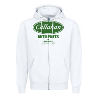 White tcallahan auto parts Zipper Hoodie - maiPhamDesign