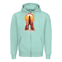 Seafoam Retro Animation  Novel Art Characters Poster Zipper Hoodie - maiPhamDesign