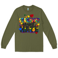 Army Green straight against hate Long Sleeve Tee - FaDigitalArtStudio