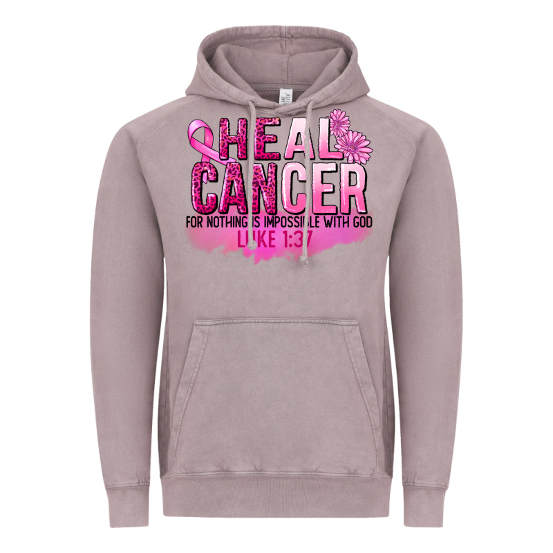 Heal Cancer For Nothing Is Impossible Vintage Hoodie by FaDigitalArtStudio | Teevron