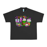 Pigment Black mardi gras gnomes coffee cups Urban Heavy Tee - OliviaCreatesArt