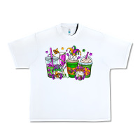 White mardi gras gnomes coffee cups Urban Heavy Tee - OliviaCreatesArt