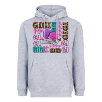 Heather Grey gigi gigi with knitting Heavyweight Hoodie - AdoDesignShop