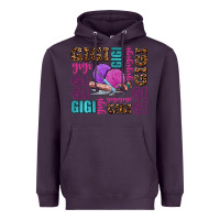 Plum gigi gigi with knitting Heavyweight Hoodie - AdoDesignShop
