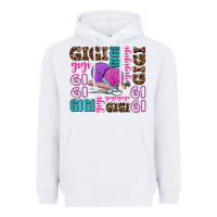 White gigi gigi with knitting Heavyweight Hoodie - AdoDesignShop