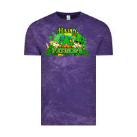 Cloud Purple St. Patrick's Day gnomes Vintage Tee - HowdyJamesFarm