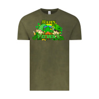 Vintage Olive St. Patrick's Day gnomes Vintage Tee - HowdyJamesFarm